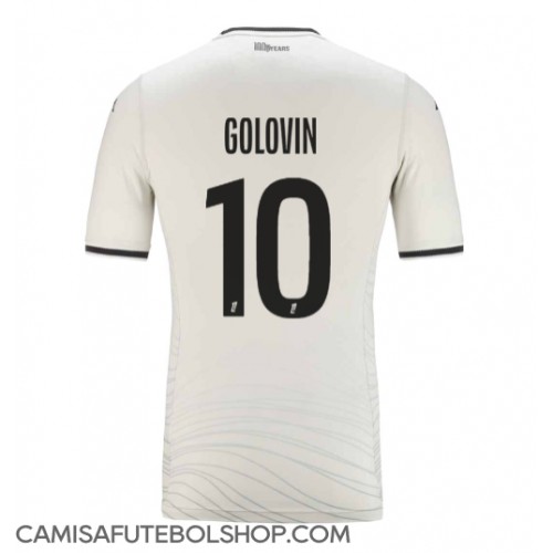 Camisa de time de futebol AS Monaco Aleksandr Golovin #10 Replicas 3º Equipamento 2024-25 Manga Curta